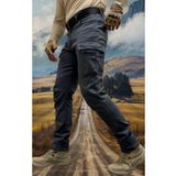 Polviton Erkek Kargo Pantolon Fermuarlı Taktikal Outdoor Bej
