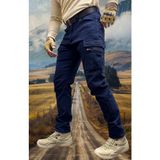 Polviton Erkek Kargo Pantolon Taktikal Combat Outdoor - Lacivert - 40
