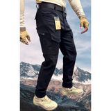 Polviton Erkek Kargo Pantolon Taktikal Outdoor Combat Cepli Likralı Gabardin Kumaş
