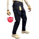 Polviton Erkek Kargo Pantolon Taktikal Outdoor Likralı Pamuklu Gabardin Kumaş