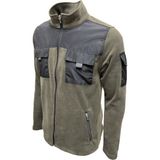 Polviton Polar Taktikal Softshell Ceket Haki Renkli Günlük Kullanıma Uygun Erkek Relaxed Siluete Sahip