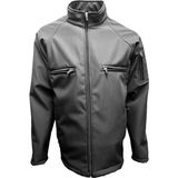 Polviton Softshell Içi Polarlı Su ve Rüzgar Geçirmez Taktikal Ceket - 001-Siyah