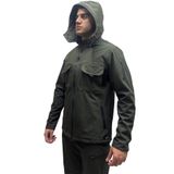 Polviton Softshell Su Ve Rüzğar Geçirmez İçi Polarlı Erkek Mont Kapişonlu Ve Kapişonsuz Kullanılabilir