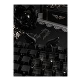 Polybunbun Melek Kanatlı Keycap 2 Adet Siyah