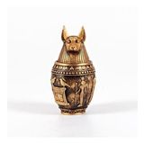 Polyester Antik Mısır Tanrısı Anubis Biblo Kapaklı Kutu