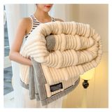 Polyester Battaniye(200x230cm) | Beyaz: Boyutlar 120x200/150x200/200x230cm Kanepe, Kanepe, Yatak Odası, Oturma Odası, Dış Mekan için
