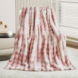 Polyester Battaniye(Gradient Pink,63" x 78" (160x200cm Twin)) | Çok Renkli Çoklu Boyutlar: Ev, Seyahat, Dinlenme Salonu