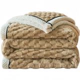 Polyester Elyaf Atma Battaniye(Khaki,120 * 200cm) | Çok Renkli Çoklu Boyutlar: Kanepe, Yatak Takımı, Oturma Odası, Kamp, Piknik