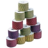 Polyester halat, çok renkli 4mm x 13m
