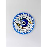 Polyester Kabartmalı Datça Magnet Çap: 7 Cm – Dekoratif Hediyelik Buzdolabı Süsü (Kod:1515)