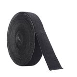 Polyester Kadife Kurdele(38mm x 1.8 meters) | Siyah Çoklu Boyutlar: Hediye Paketleme ve Paketleme İçin