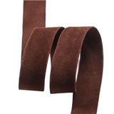 Polyester Kadife Kurdele(Brown,25mm) | Craft Hediye Dekorasyonu İçin Çok Renkli 25mm / 38mm