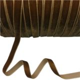 Polyester Kadife Kurdele(Deep Coffee) | Çok Renkli Kullanım: Hediye Paketleme, Kendin Yap El Sanatları ve Ev Dekorasyonu için