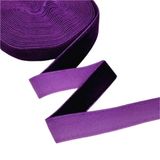 Polyester Kadife Kurdeleler(Dark Purple,15mm x 5yards) | Hediye Paketleme El Sanatları Çiçek Dekorasyonu için Çok Renkli Çoklu Boyutlar: