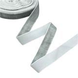 Polyester Kadife Kurdeleler(Light Grey,20mm x 5yards) | Hediye Paketleme El Sanatları Çiçek Dekorasyonu için Çok Renkli Çoklu Boyutlar:
