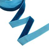 Polyester Kadife Kurdeleler(Peacock Blue,25mm x 5yards) | Hediye Paketleme El Sanatları Çiçek Dekorasyonu için Çok Renkli Çoklu Boyutlar: