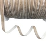 Polyester Kadife Kurdele(Light Gray) | Çok Renkli Kullanım: Hediye Paketleme, Kendin Yap El Sanatları ve Ev Dekorasyonu için