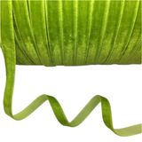 Polyester Kadife Kurdele(Light Green) | Çok Renkli Kullanım: Hediye Paketleme, Kendin Yap El Sanatları ve Ev Dekorasyonu için