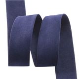 Polyester Kadife Kurdele(Navy,38mm) | Çok Renkli 25mm/38mm 5 Yards: Hediye Paketleme için, Çelenk Yayları