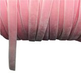 Polyester Kadife Kurdele(Pink) | Çok Renkli Kullanım: Hediye Paketleme, Kendin Yap El Sanatları ve Ev Dekorasyonu için