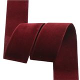 Polyester Kadife Kurdele(Red Wine,38mm) | Çok Renkli 25mm/38mm 5 Yards: Hediye Paketleme için, Çelenk Yayları