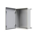 Polyester Pano 50 x 70 x 23 cm Taban Saclı IP65 Polyester Pano Montaj Plakalı Elektrik Kutusu Taban Saclı Pano Dış Ortam Muhafaza Kutusu Plys 5070 - Çok Renkli