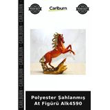 Polyester Şahlanmış At Figürü Heykel Obje Yeni İş Hediyesi Ev Aksesuarı