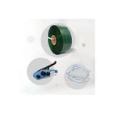 Polyester Set 16x0,70 Yeşil Çember- 16 Mm Bukle Toka-germe Aparat