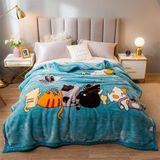 Polyester Vizon Kadife Polar Battaniye(Color10,180x220cm) | Çok Renkli Çoklu Boyutlar Kış Yatak Dekoru