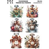 Polyesterhobi Premium Sulu Transfer 25X35 cm Parfüm Şişeleri Desenli Ps 213 - ÇOKRENKLİ