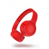 POLYGOLD Bluetooth Kablosuz Kulaklık Kulak Üstü Kırmızı ios Android Uyumlu Mikrofon Ses BT