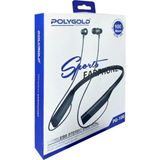 Polygold PG‑100 Bluetooth 5. 0 Boyun Askılı Kulaklık | 50 Saat Konuşma | Stereo Ses - SİYAH