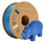 Polymaker Mat PLA Filament 1.75 mm Mavi, 1 kg Karton Makara PLA Filament 1.75 - PolyTerra PLA 3D Yazıcı Filament, 3D Filament Kullanan Çoğu 3D Yazıcı ile Baskı
