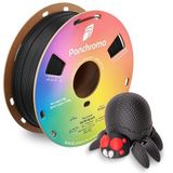 Polymaker Panchroma PLA Filament, Saten Siyah 1,75 mm 3D Baskı Filamenti, 3D Yazıcı PLA Filament, Çoğu FDM 3D Yazıcıya Uygun, 1kg Makara (2,2 lb)