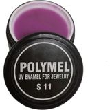 Polymel Kuyumculuk Için Soğuk UV Mine - Opak Mürdüm Rengi- 20 Gr - S11 - S11 - OPAK MÜRDÜM RENGİ