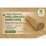 Polynaturel Kamış Çit Bambu Hasır Yükseklik 1,00 Metre En 5,00 Metre Doğal Kamış Gölgelik 1X5 Metre
