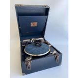 Polyphon Musik Antika Çanta Gramofon 073 (Hafif Hasarlı)