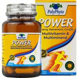 PolyPhyto Power - Ginseng, Resveratrol, CO-Q10 30 Bitkisel Kapsül