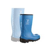 PolyTech Boot K31- Kısa Konç 31 Cm Mavi Poliüretan Çizme O4, Standart Koruma, Çelik Burunsuz mavi 41