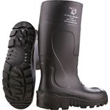PolyTech Boot O4 Poliüretan Çizme, Standart Koruma Bahçe, Outdoor, İş Çizmesi, PU Çizme - Siyah