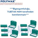 POLYWAX Ortodontik Wax 10 Adet Limon Aromalı Ortodonti Braket Diş Teli Mumu