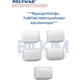 POLYWAX Ortodontik Wax 5 Adet Aromasız Kokusuz Ortodonti Braket Diş Teli Mumu