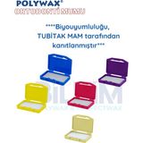 POLYWAX Ortodontik Wax 5 Adet Karışık Aromalı Ortodonti Braket Diş Teli Mumu