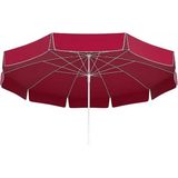 Pom Store Plaj Balkon Bahçe Piknik Şemsiyesi 220 cm 10 Telli Çok Sağlam + Bidon Hediyeli - Bordo