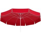 Pom Store Plaj Balkon Bahçe Piknik Şemsiyesi 220 cm 10 Telli Çok Sağlam + Bidon Hediyeli - Kırmızı