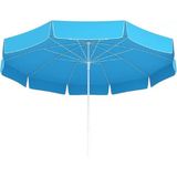 Pom Store Plaj Balkon Bahçe Piknik Şemsiyesi 220 cm 10 Telli Çok Sağlam + Bidon Hediyeli - Turkuaz