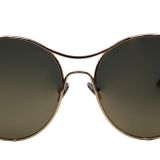 Pomellato 0034S 002 57 Gold Oval Çerçeve Kadın Güneş Gözlüğü