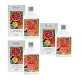 Pomellos Greyfurt ve Sicilya Portakalı 3x250 ml Cam Şişe Kolonya