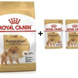 Pomeranian Yetişkin Köpek Maması 1,5 Kg + 2 Adet Yaş Mama Hediye