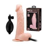 Pompalı Büyüyen Realistik Penis Anal Vajinal Dildo Mastürbatör